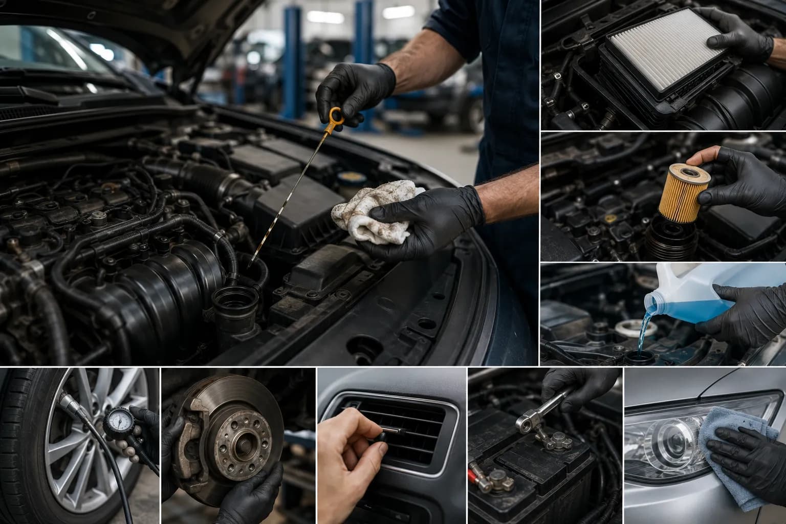 Плановое техническое обслуживание автомобиля на пробеге 10 000 км в автосервисе