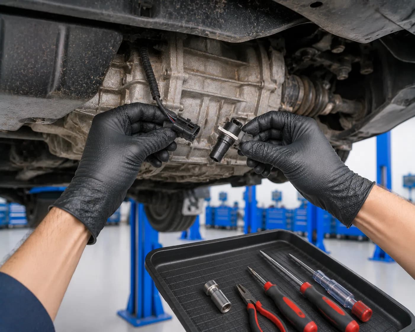 Диагностика и установка датчика скорости на легковой автомобиль