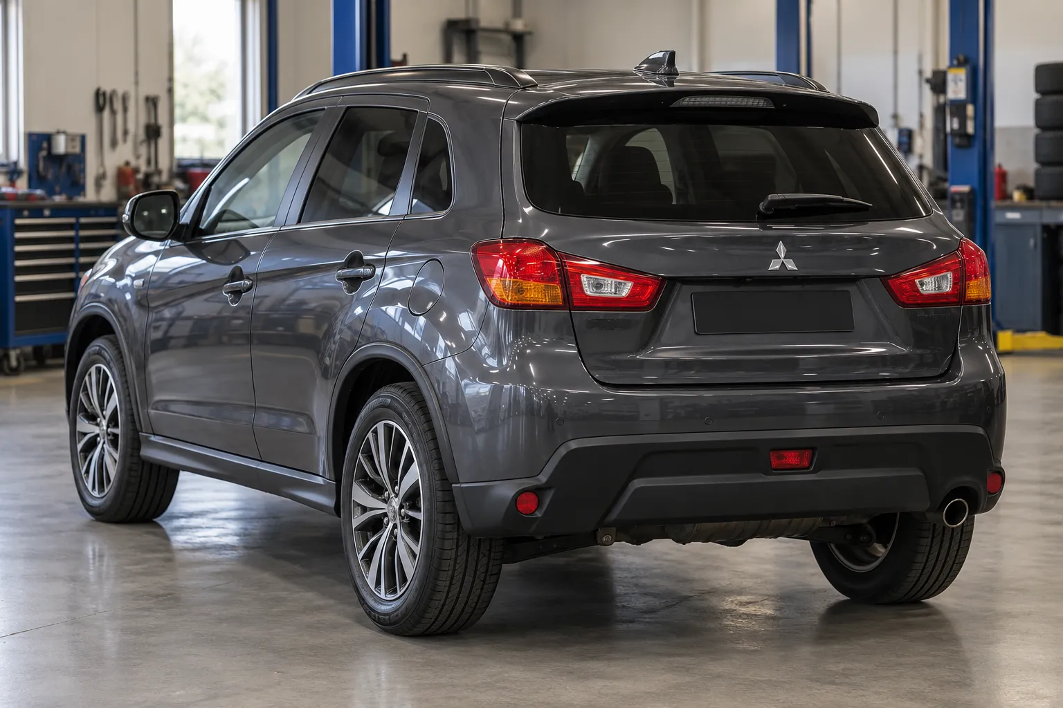 Mitsubishi ASX перед проверкой полного привода
