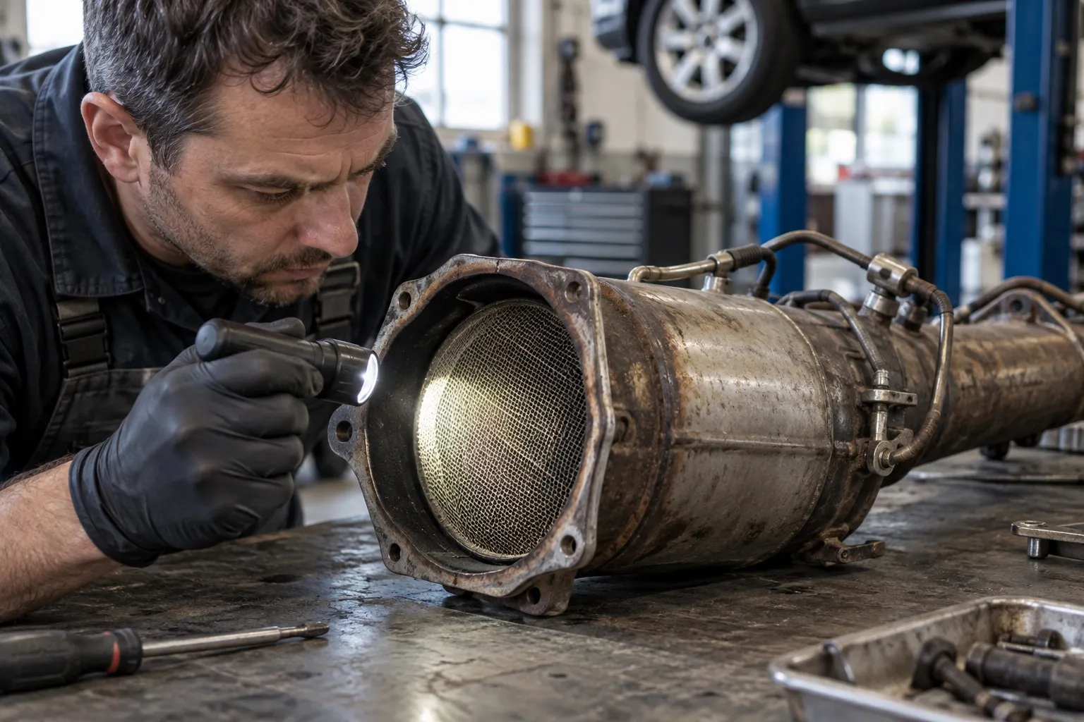 Обложка статьи «Выхлоп дизеля с DPF оставляет чёрную сажу: как проверяют целостность фильтра»