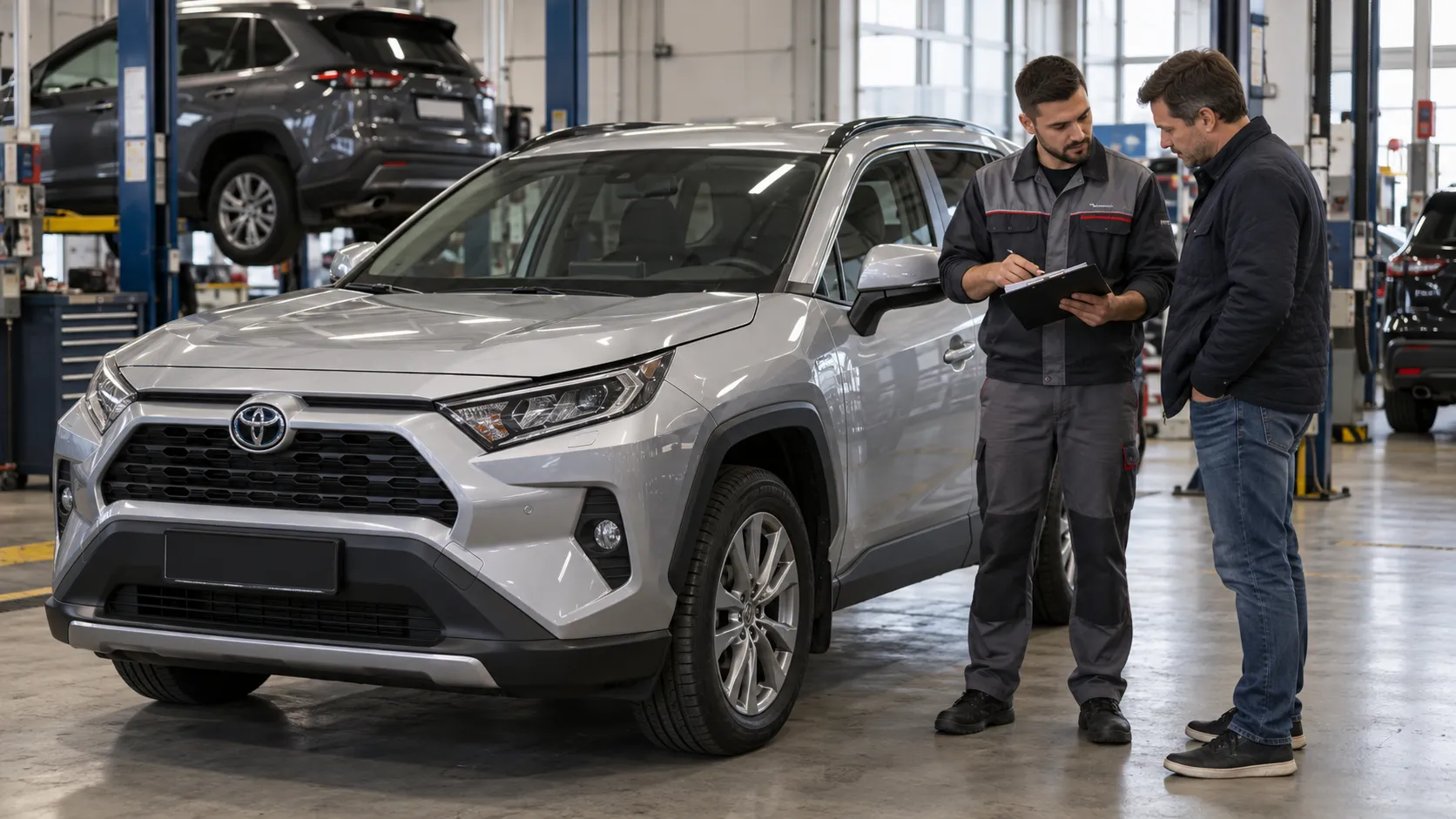 Согласование большого технического обслуживания Toyota RAV4 XA50