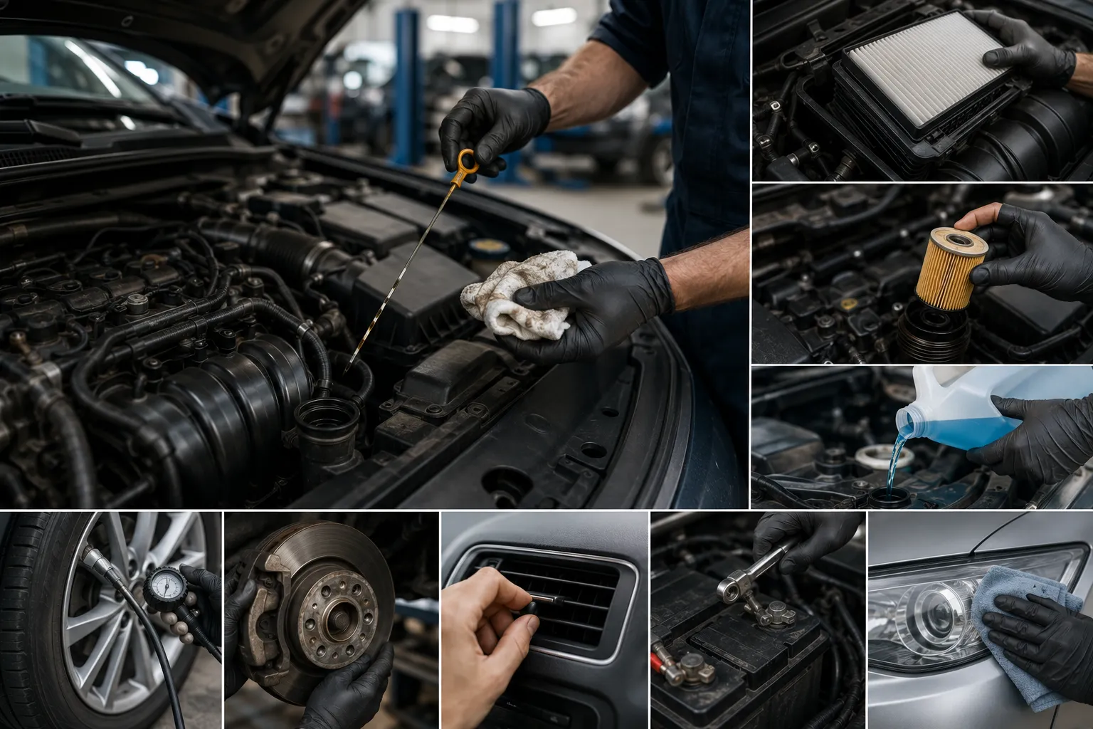 Плановое техническое обслуживание автомобиля на пробеге 10 000 км в автосервисе